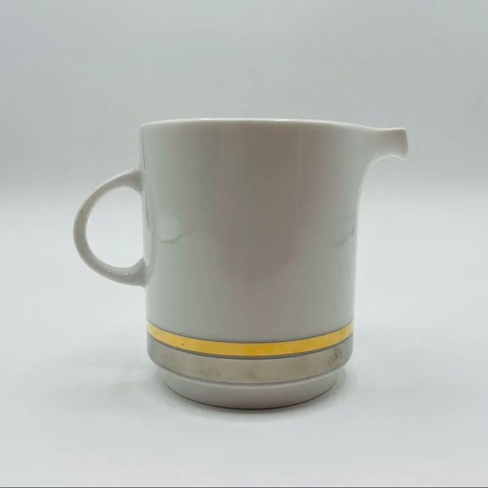 Vintage Mid-Century Thomas Germany Metallic Teapot and Creamer Set